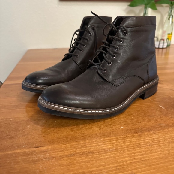 Clark Leather Boots - Picture 2 of 4
